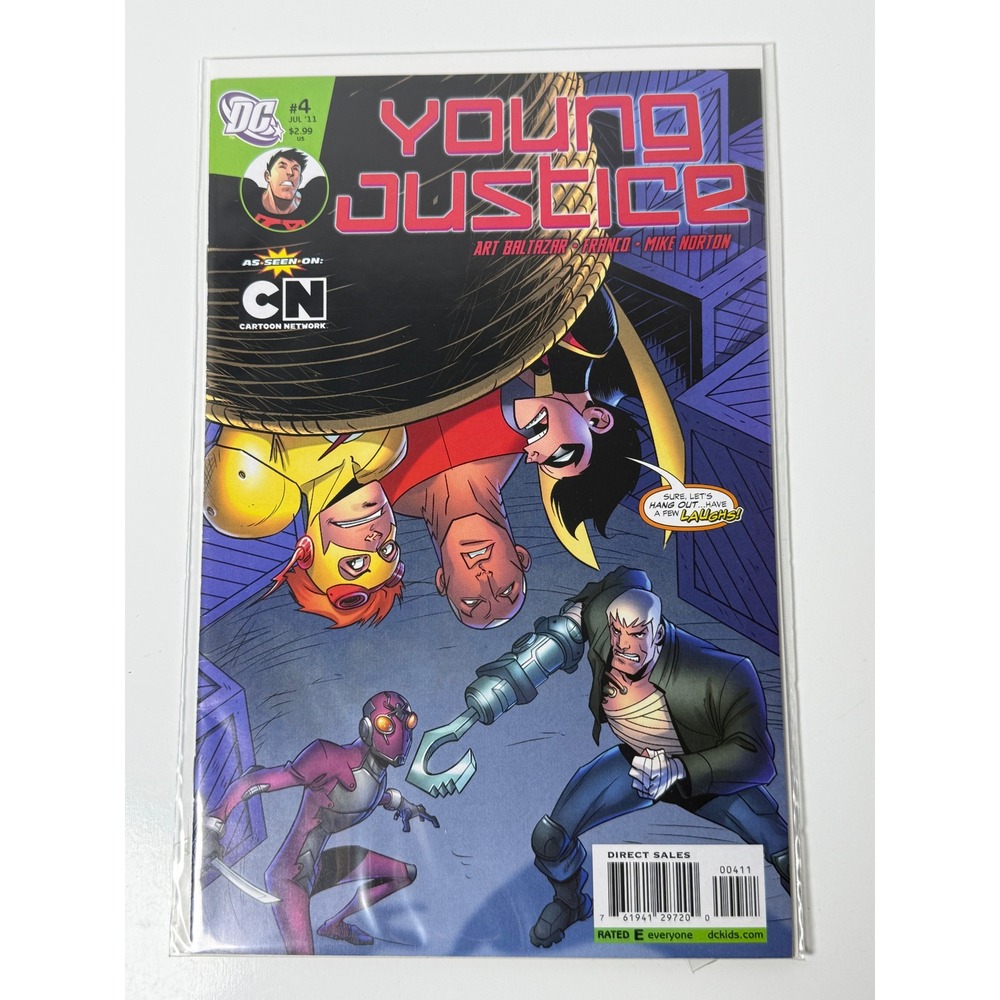Young Justice #4 DC Comics July 2011 Cartoon Network Art Baltazar Mike Norton